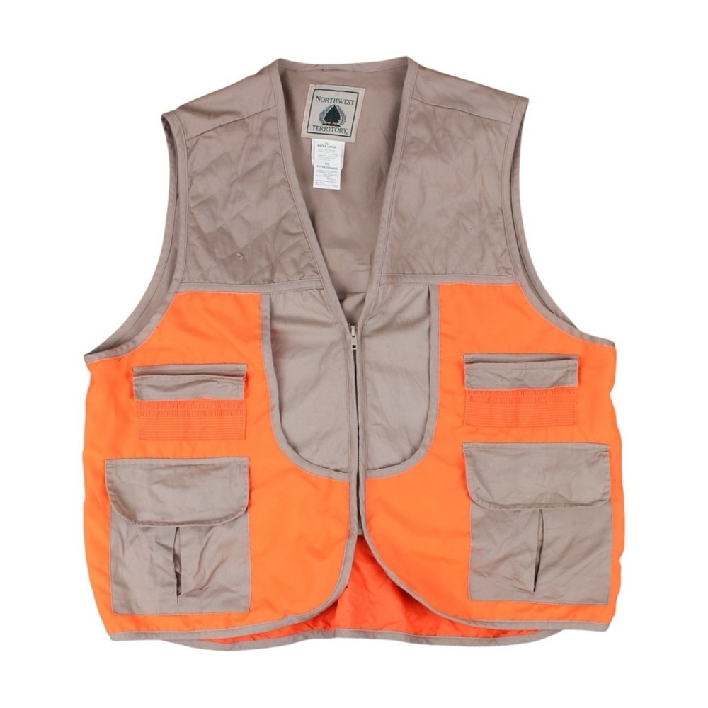 Northwest Territory Hunting Vest Blaze Orange Utility Field Vest Men's XL